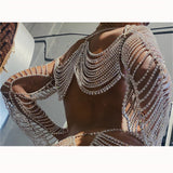 Liliana Rhinestone Body Chain Jewelry