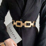 Golden Chain Link Waist Belt