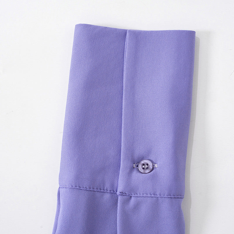 Pleated Purple Dream Skirt Set