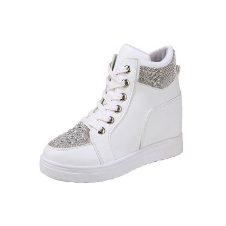 Rhinestone Sparkle Lace-up Sneakers Shoes