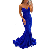 Glimmering Night Sky Evening Dress