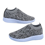 Stripe Knit Sock Shoes