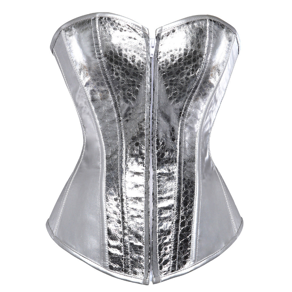 Stormi Metallic Corset Top