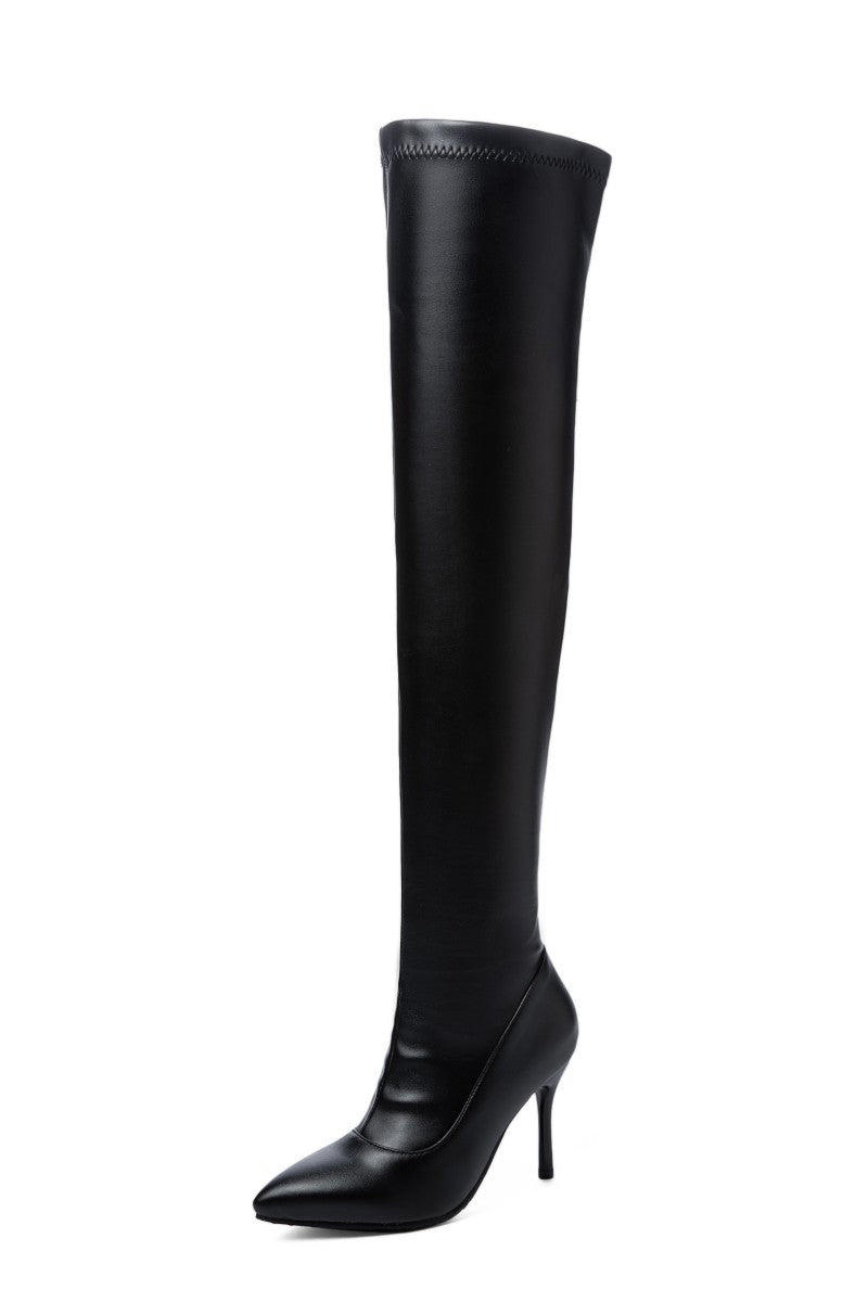 Seductive Stretchy Stiletto Boots