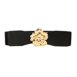 Flower Buckle Stretch Belt