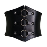 Punk Snap Button Wide Belt