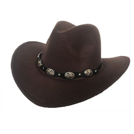 Punk Felt Bell Cowboy Hat