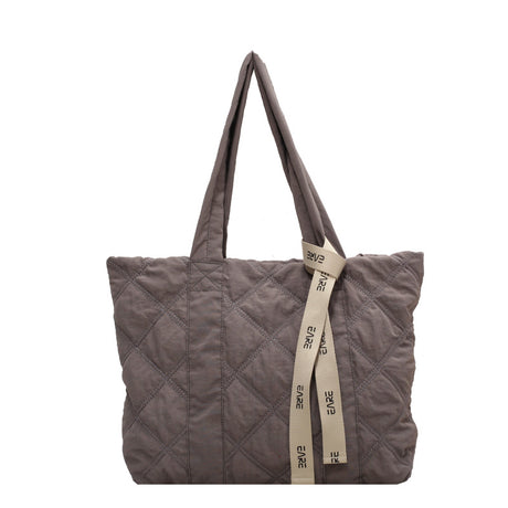 Fashionable Rhombus Winter Tote Bag