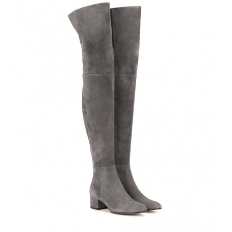 Sultry Suede Thigh-High Boots