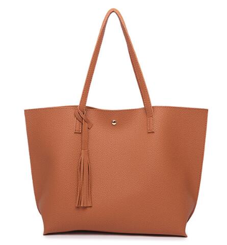 Tassel Chic Leather Shoulder Bag