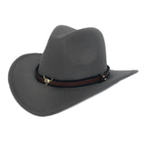 Jazzy Wool and Felt Cowboy Hat