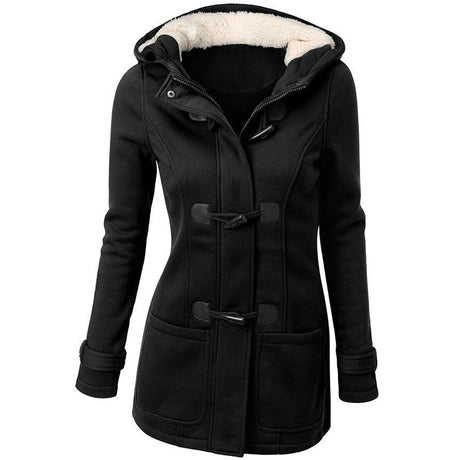 Winter Chic Fur Collar Parka