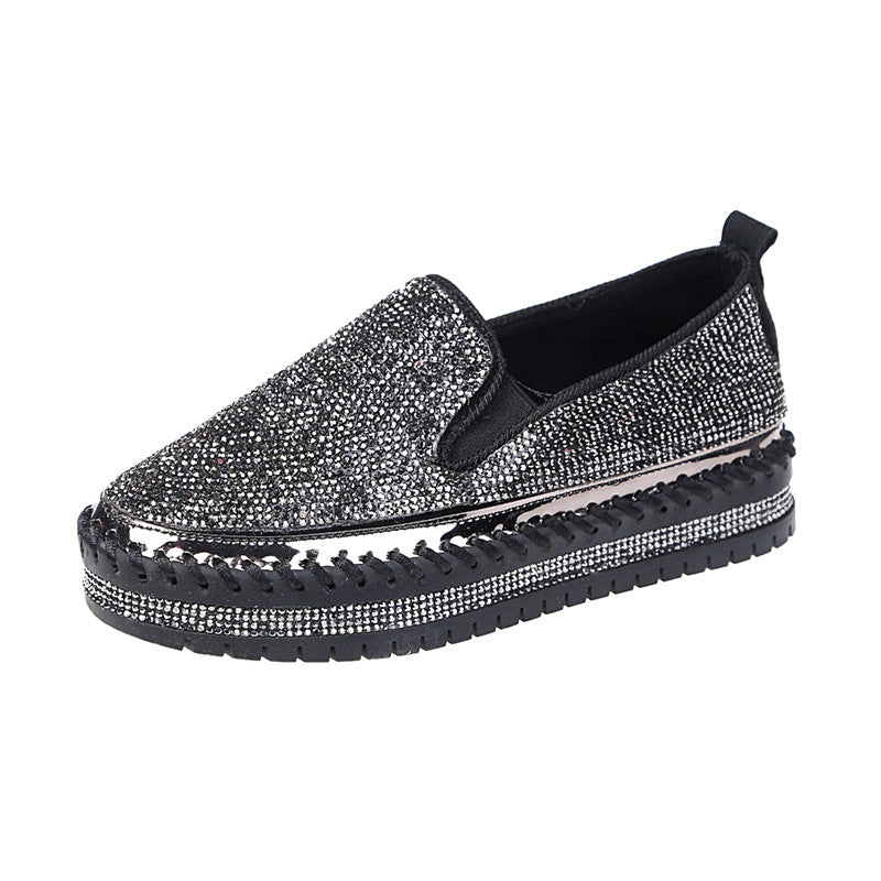 Sparkle Sponge Cake Rhinestone Shoes