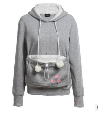 Fashion Feline Print Hoodie