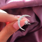 Crescent Moon Lolita Ring