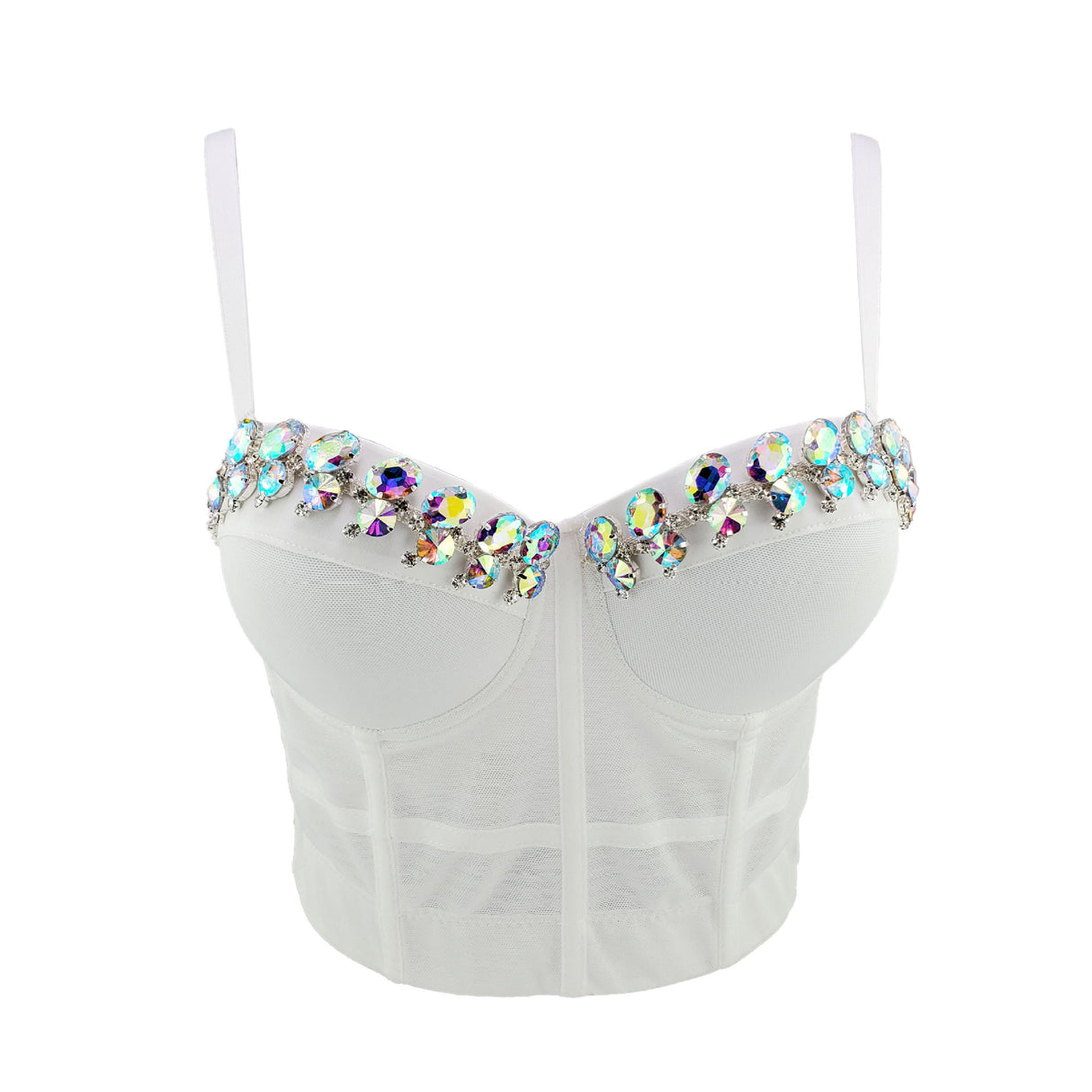 Cotton Candy Halter Tube Bra