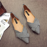 Emma Herringbone Point Flats