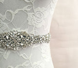 Dazzling Rhinestone Ribbon Glam Belt