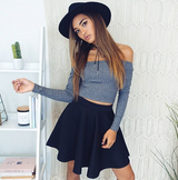 Logan Off Shoulder Crop Top