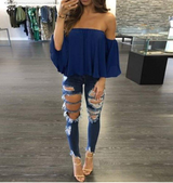 Mia Off Shoulder Bell Sleeve Top