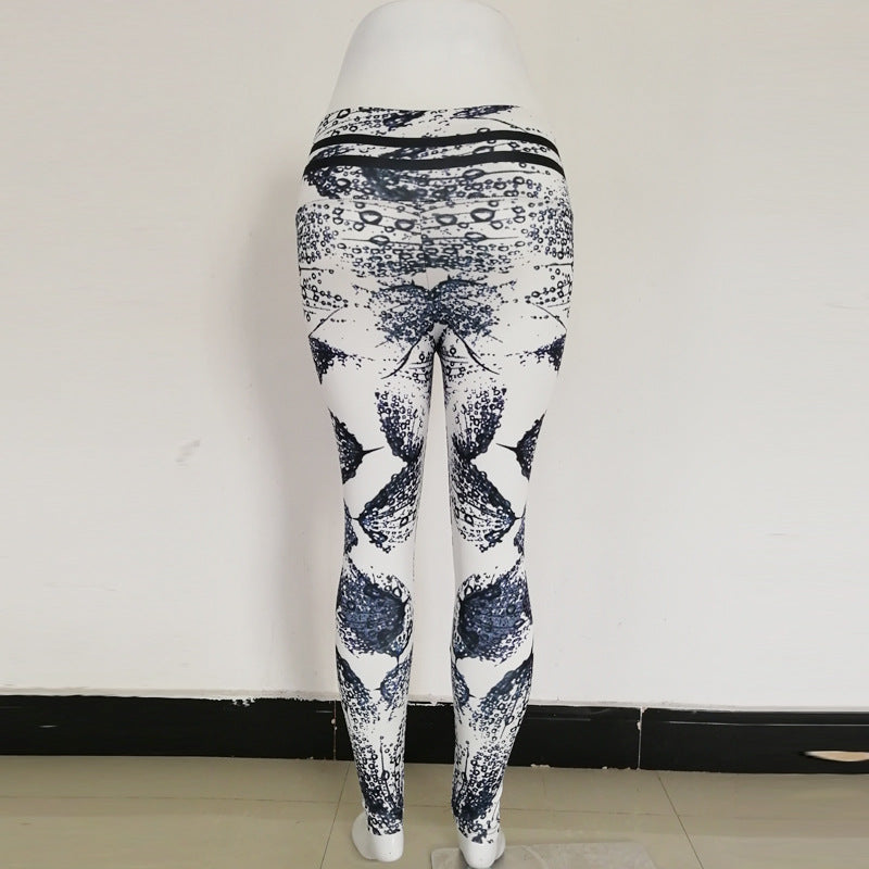 Feather Raindrop Performance Leggings