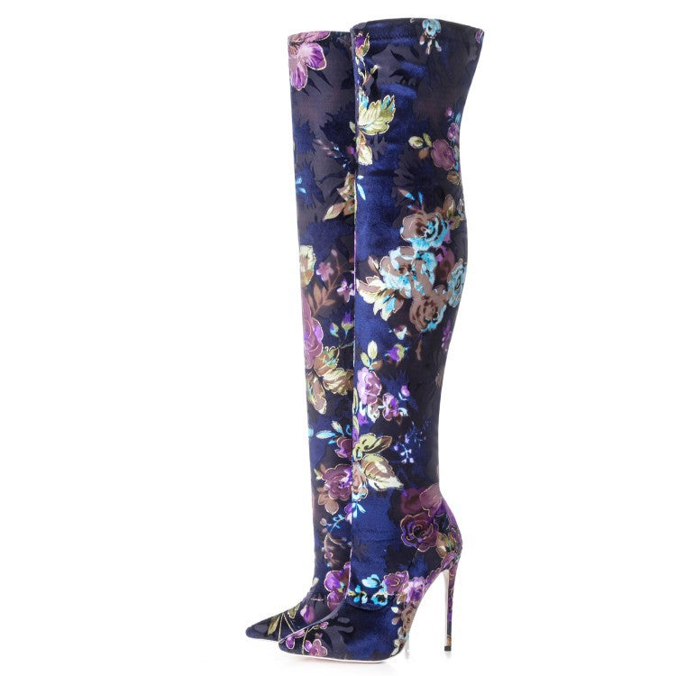 Blue Horizon Stiletto Boots