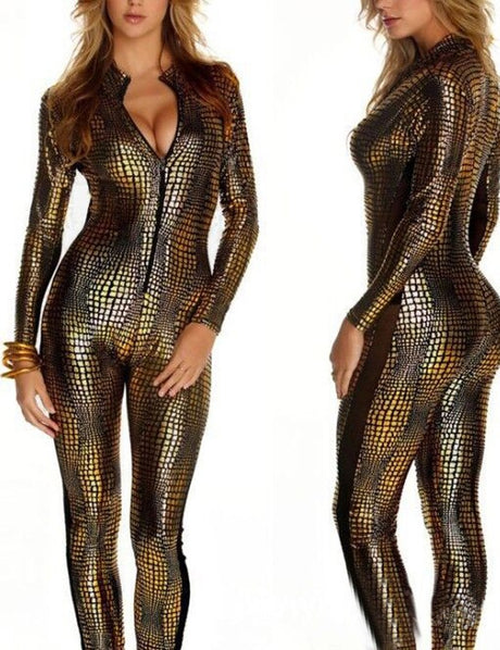 Sleek Snake Jumpsuit