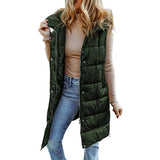 Emma Long Puffer Vest Jacket