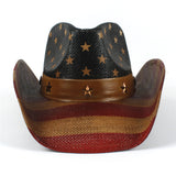 Grass Knit Curling Eaves Cowboy Hat