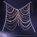 Exquisite Rhinestone Multi-layer Body Jewelry