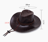 Straw Western Cavalier Cowboy Hat