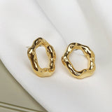 Simple French Gold Ring Set