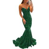 Glimmering Night Sky Evening Dress