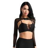 Sheer Shrug Crop Top