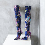 Blue Horizon Stiletto Boots