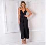 Sleek Wide Leg Pants Jumpsuit