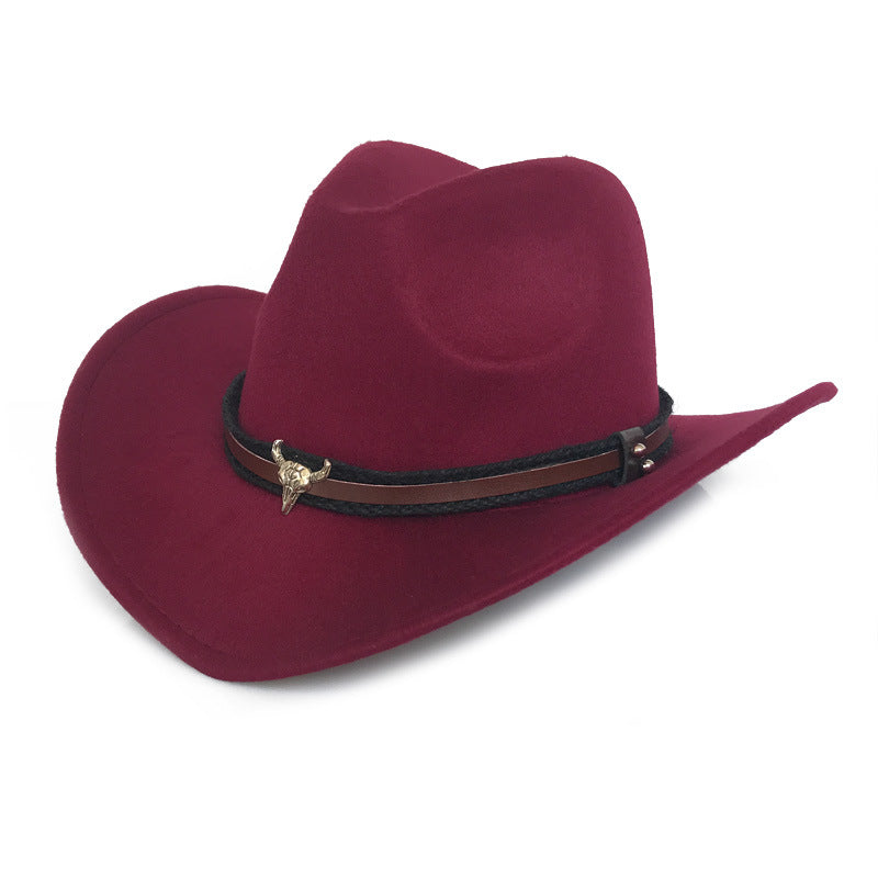 Jazzy Wool and Felt Cowboy Hat