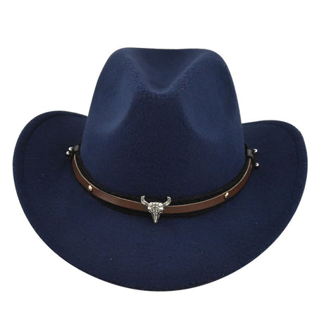 Western Bell Shape Curved Brim Cowboy Hat