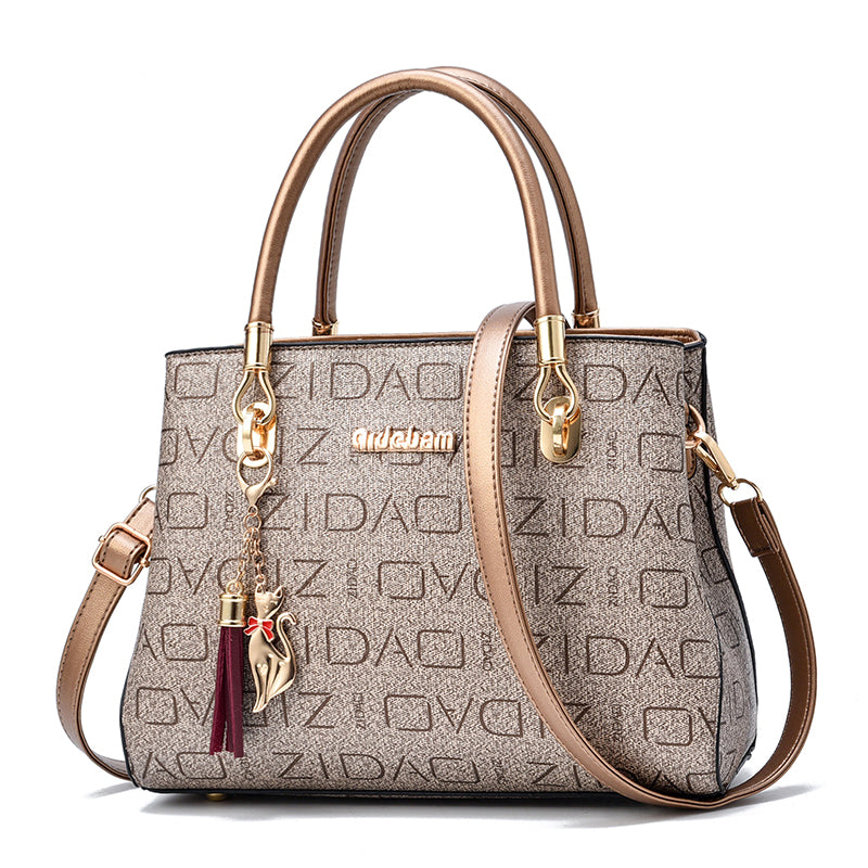 Printed All-match Ladies Handbag