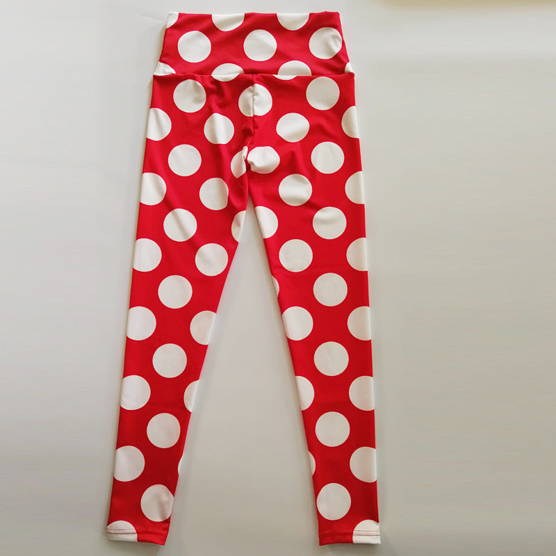 Circle Print Leggings