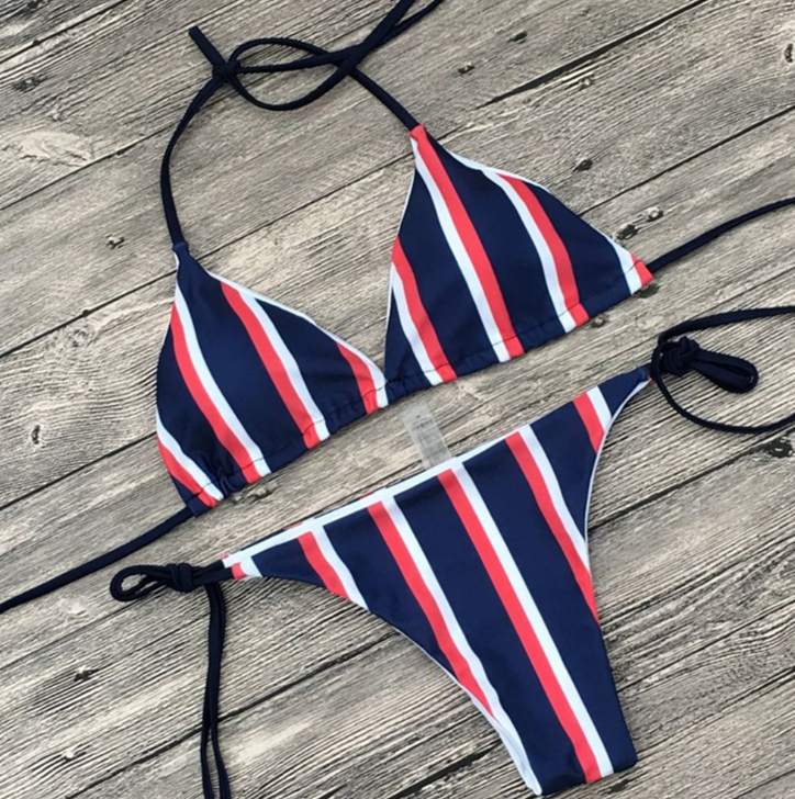 Sequin Split Swimsuit - Ink Point Bikini