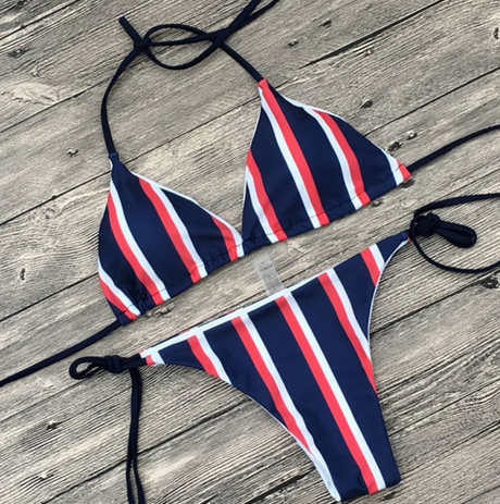 Sequin Split Swimsuit - Ink Point Bikini