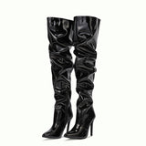 Seductive Chic Knee High Super Heel Party Boots