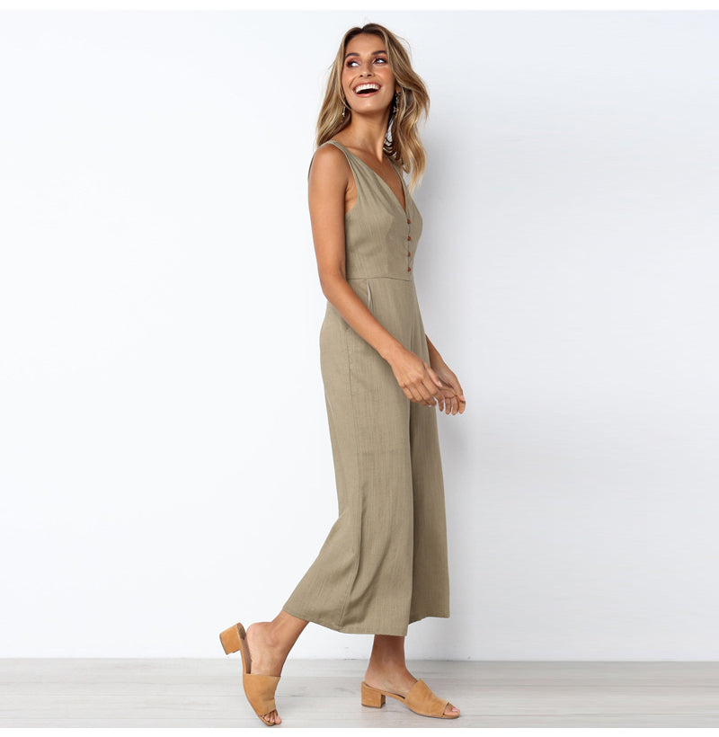 Harper V Neck Jumpsuit