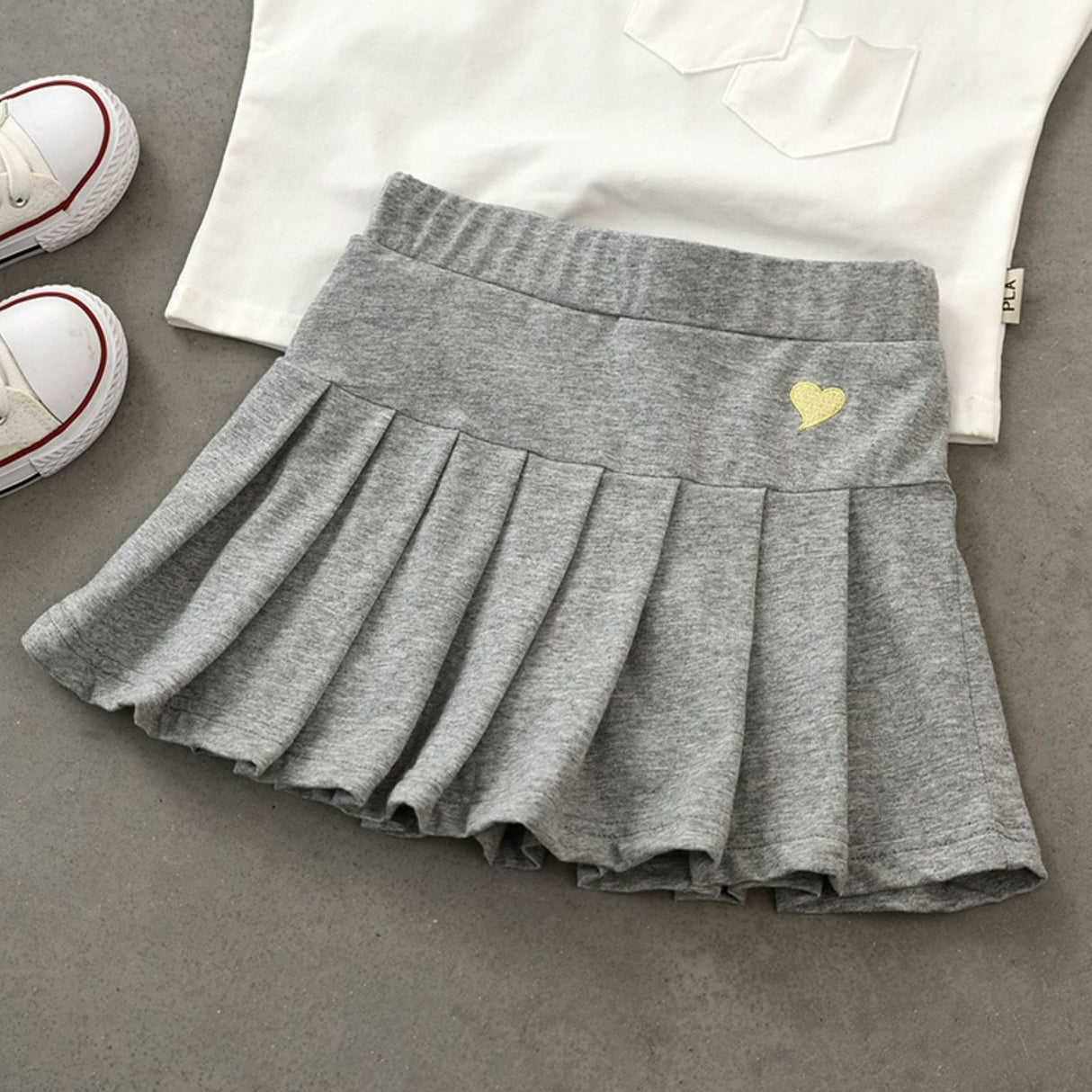 Lovely Pleated Cotton Skirt