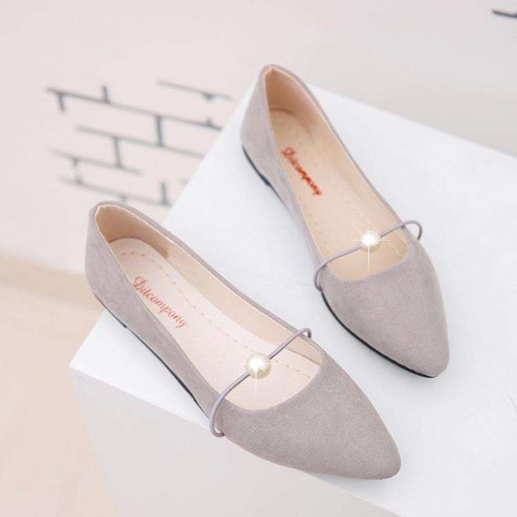 Aurora Pearl Pointed Flats