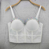 Cotton Candy Halter Tube Bra