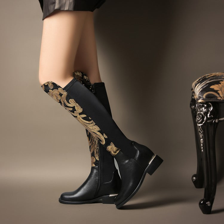 Sparkling Siren Leather Boots