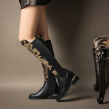 Sparkling Siren Leather Boots