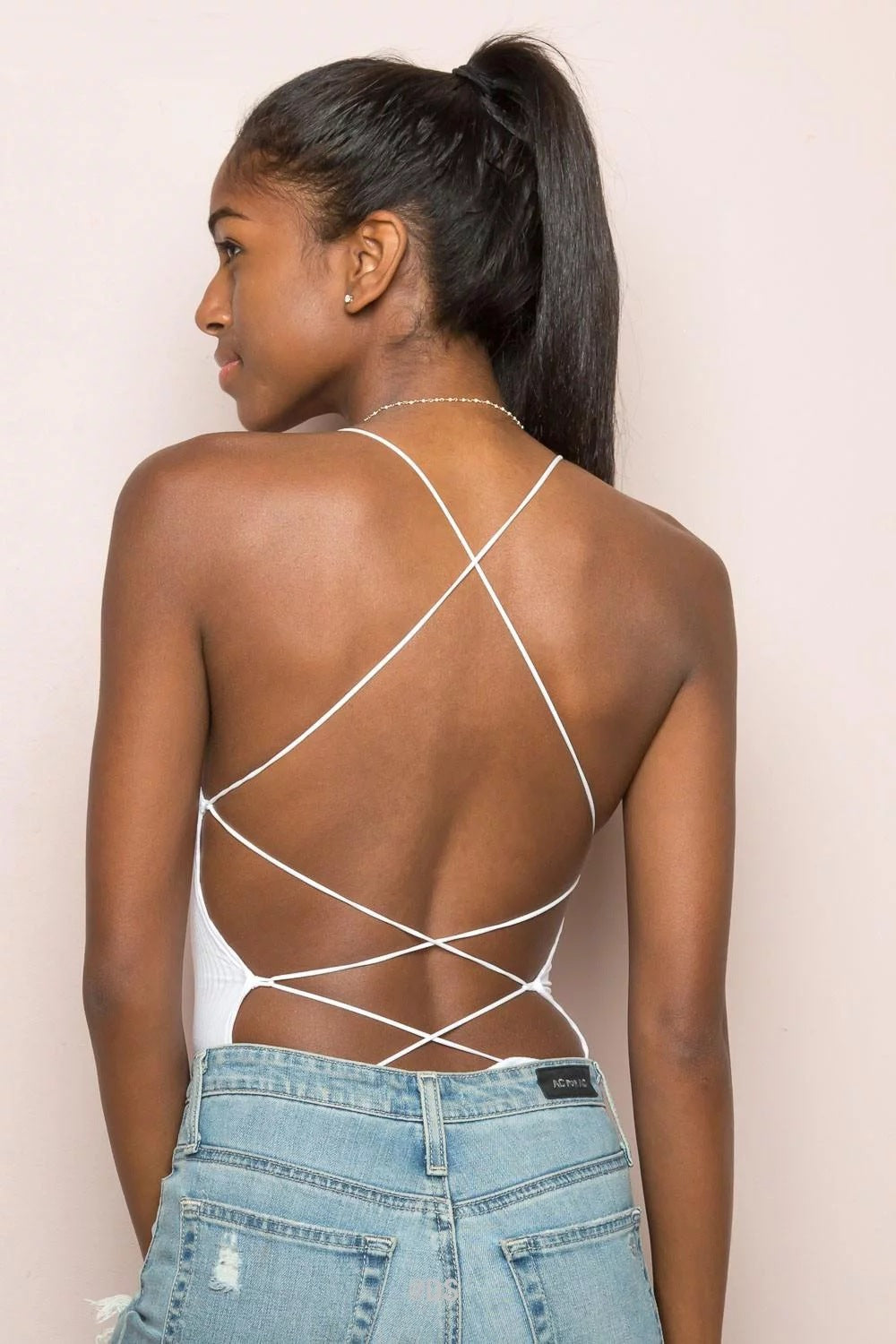 Kennedy Criss Cross Back Bodysuit